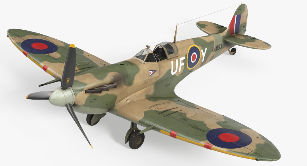 3D model Supermarine Spitfire