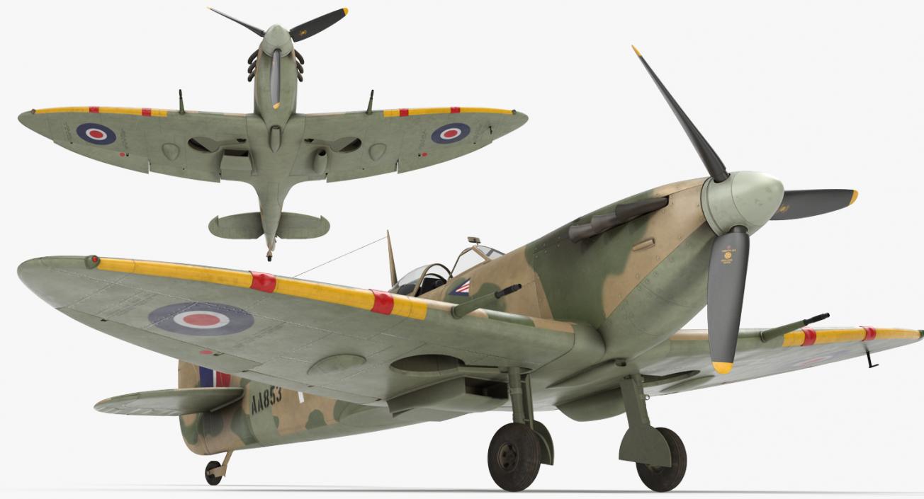 3D model Supermarine Spitfire