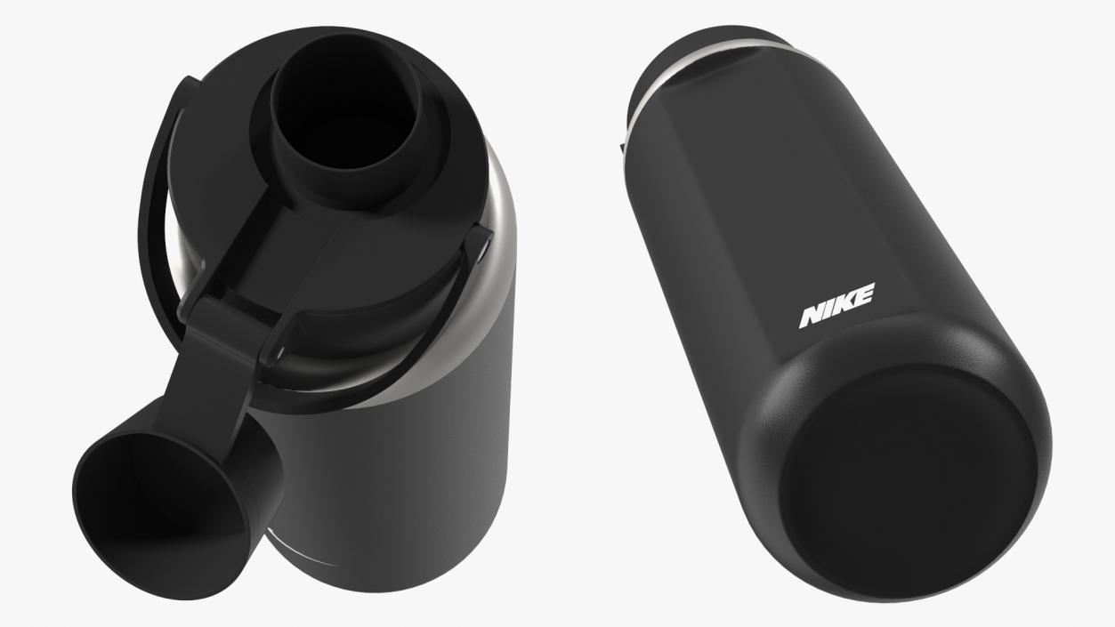 Sports Bottle Nike Black Open 3D model