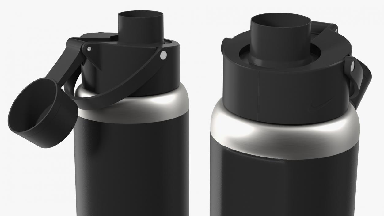 Sports Bottle Nike Black Open 3D model