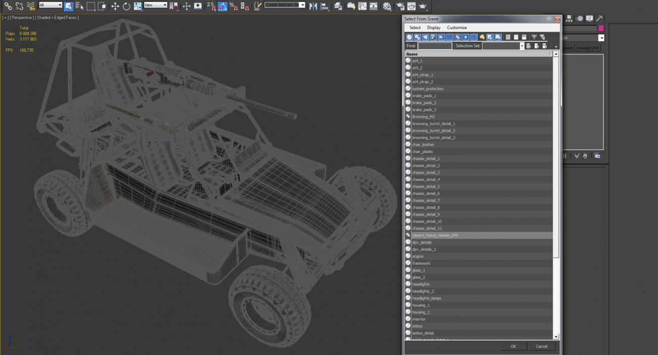 3D model Desert Patrol Vehicle DPV