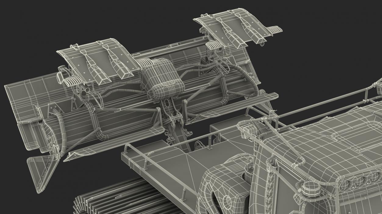 3D Snowcat Pistenbully Rigged