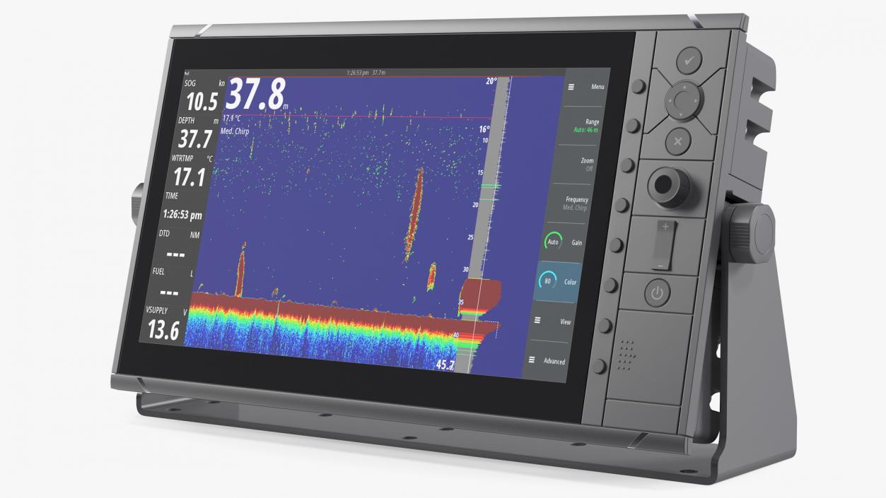 3D Marine Fish Finder with Color LCD Display