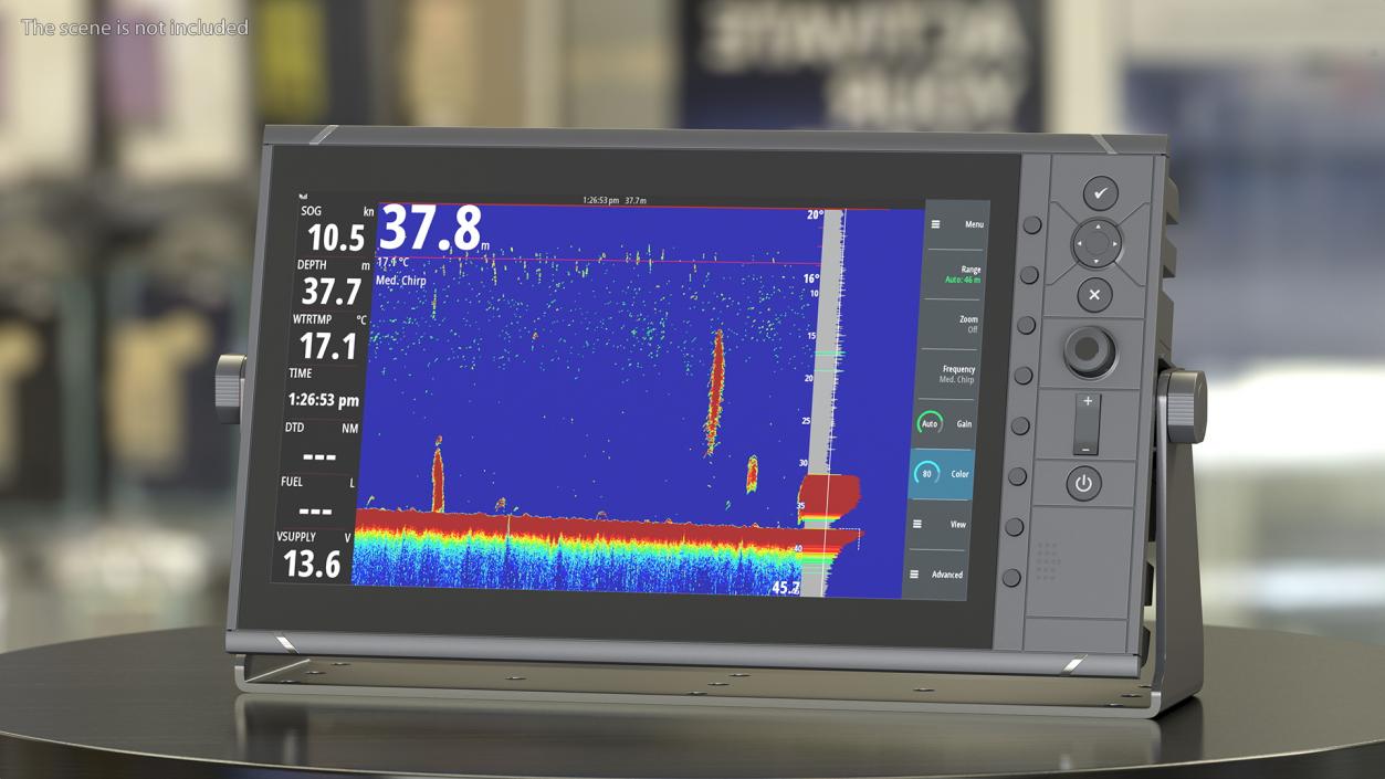 3D Marine Fish Finder with Color LCD Display