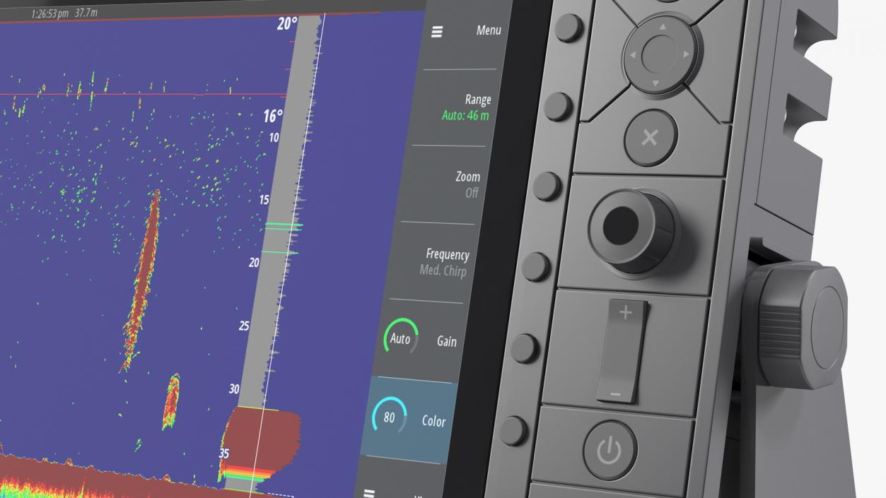 3D Marine Fish Finder with Color LCD Display