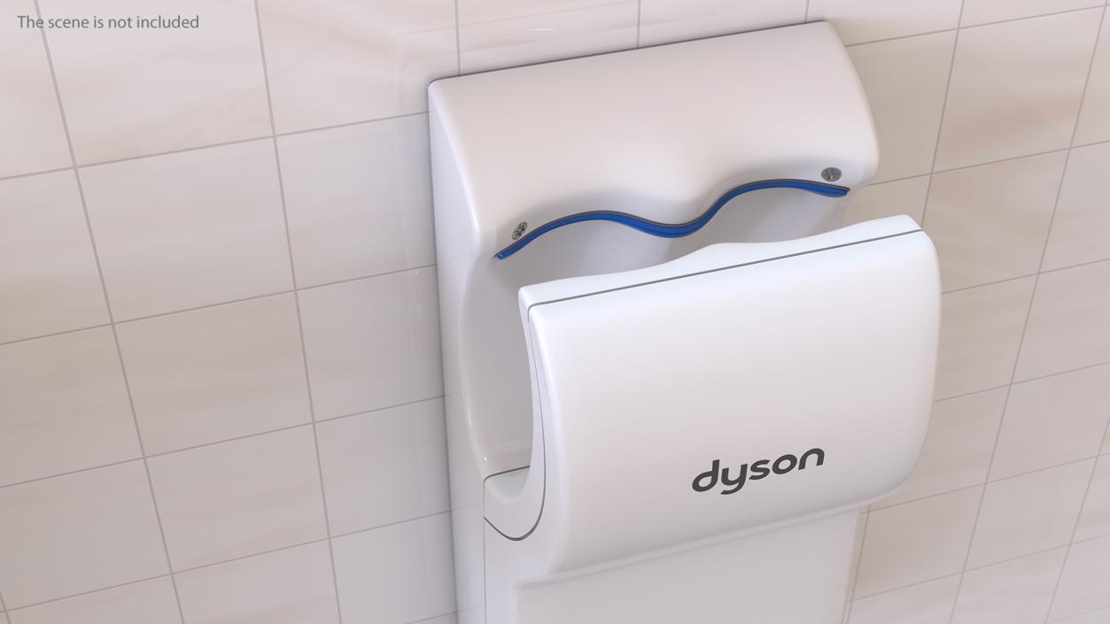 Dyson Airblade dB Hand Dryer White 3D model