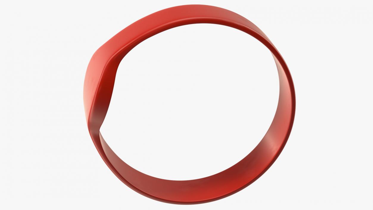 3D RFID Silicone Wristband model