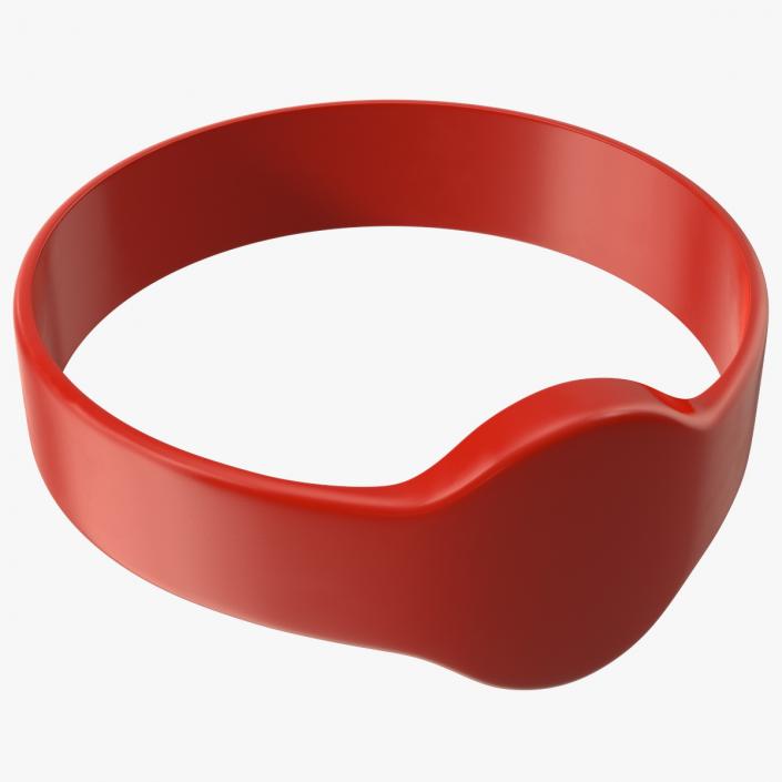 3D RFID Silicone Wristband model