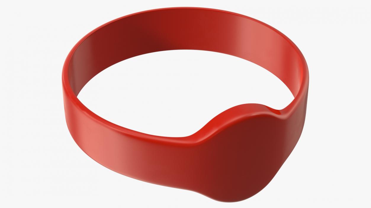 3D RFID Silicone Wristband model