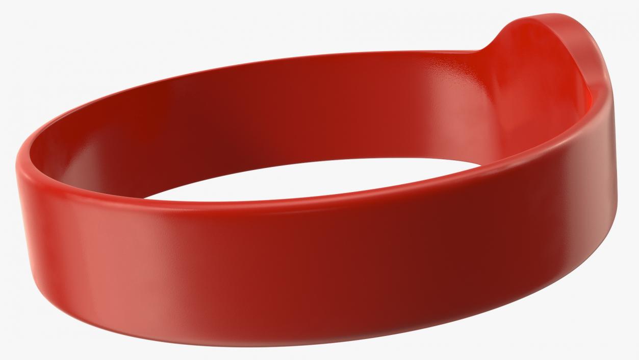 3D RFID Silicone Wristband model