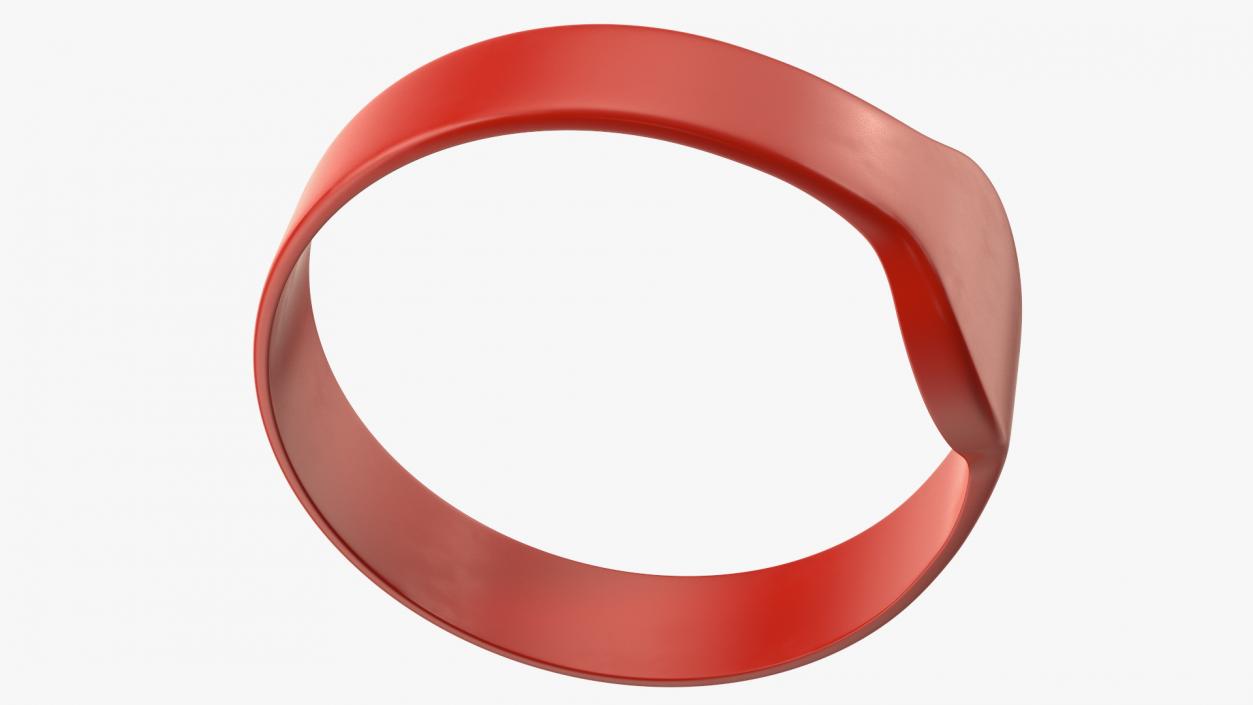 3D RFID Silicone Wristband model