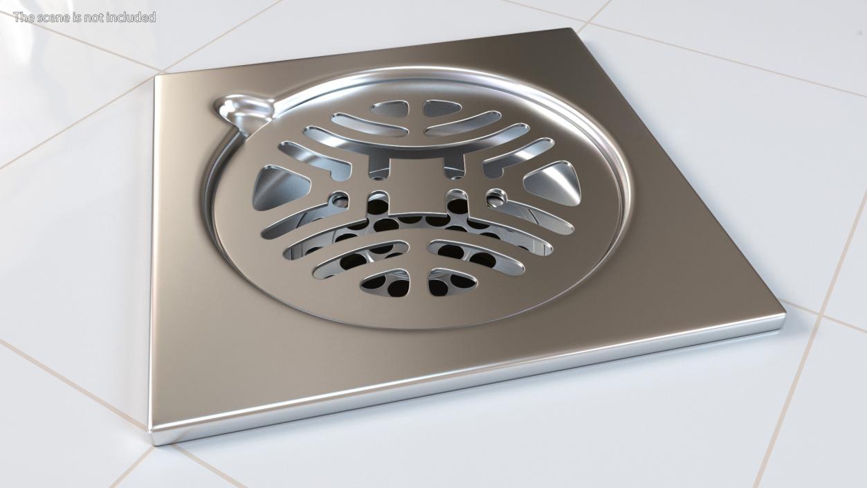 3D model Shower Drain for Bathroom