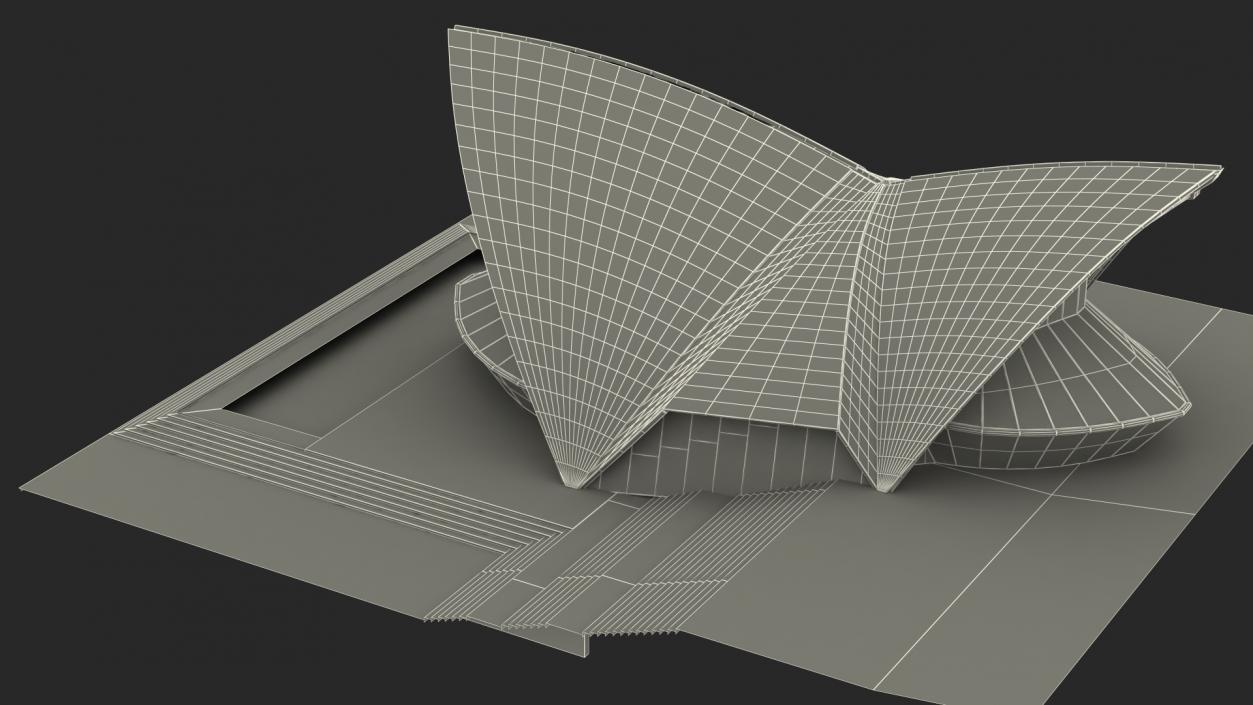 3D Concert Hall Building