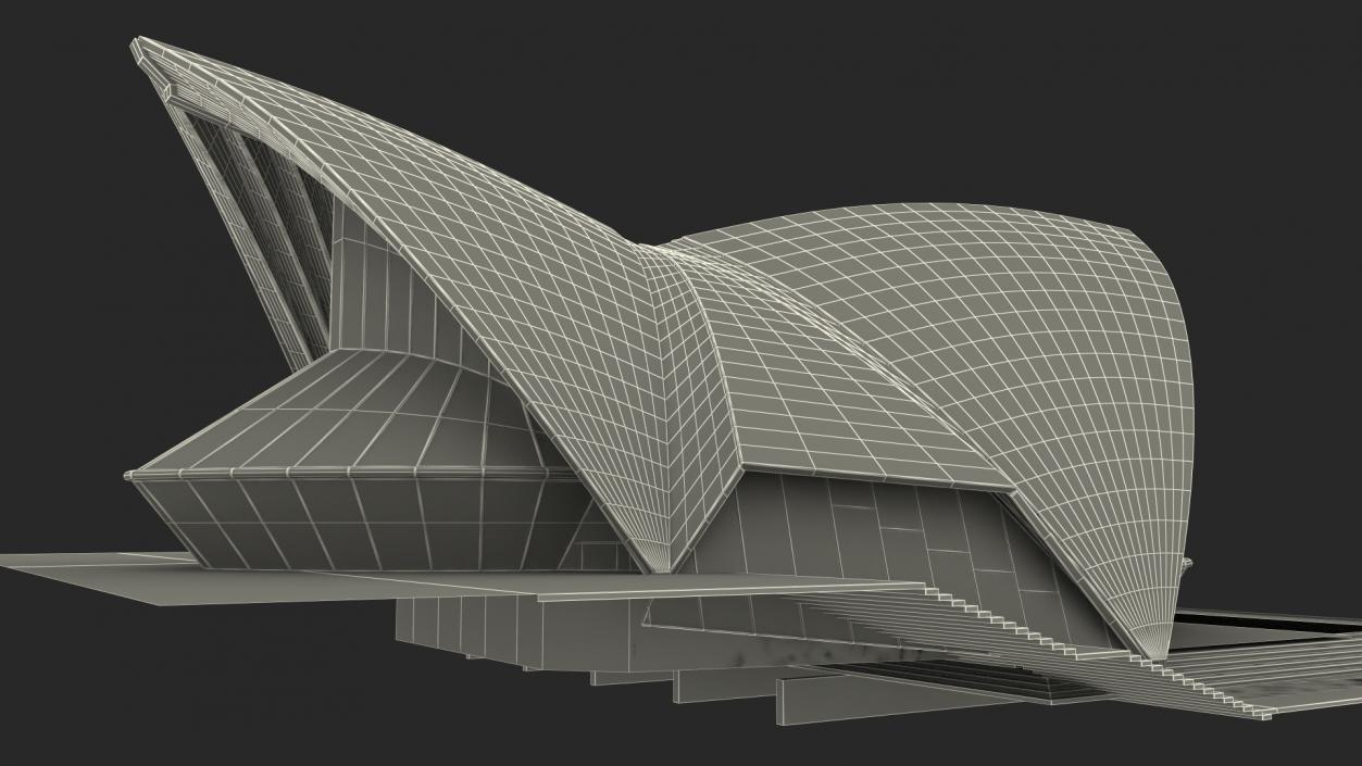 3D Concert Hall Building