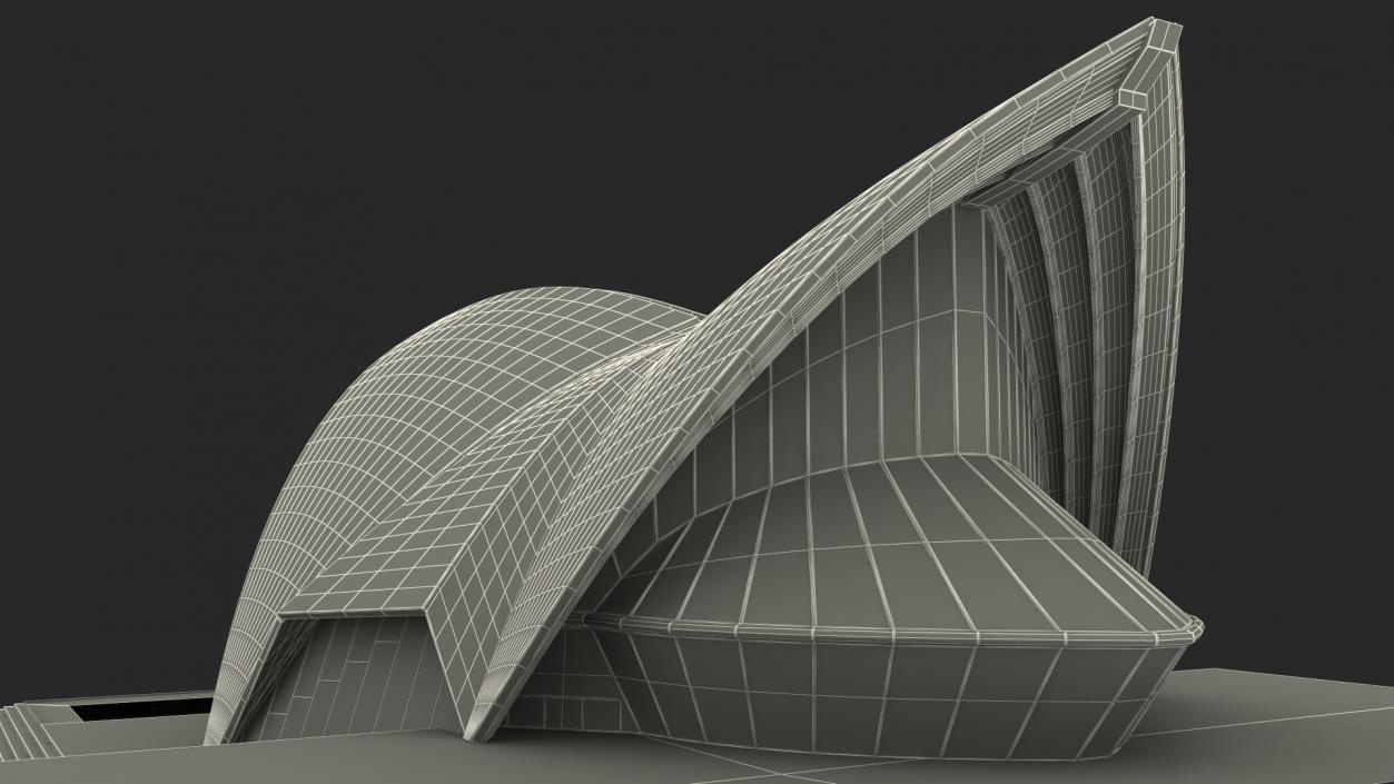 3D Concert Hall Building