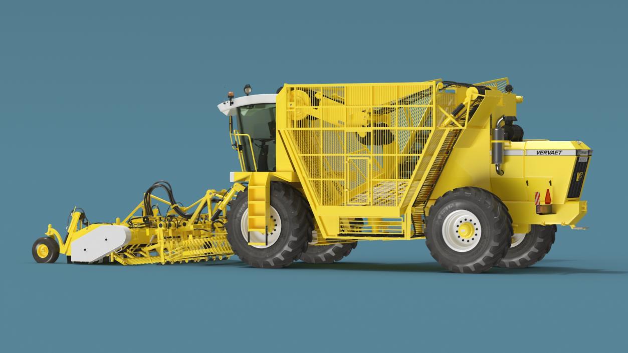 3D Vervaet 17T Agricultural Beet Harvester Machinery Yellow