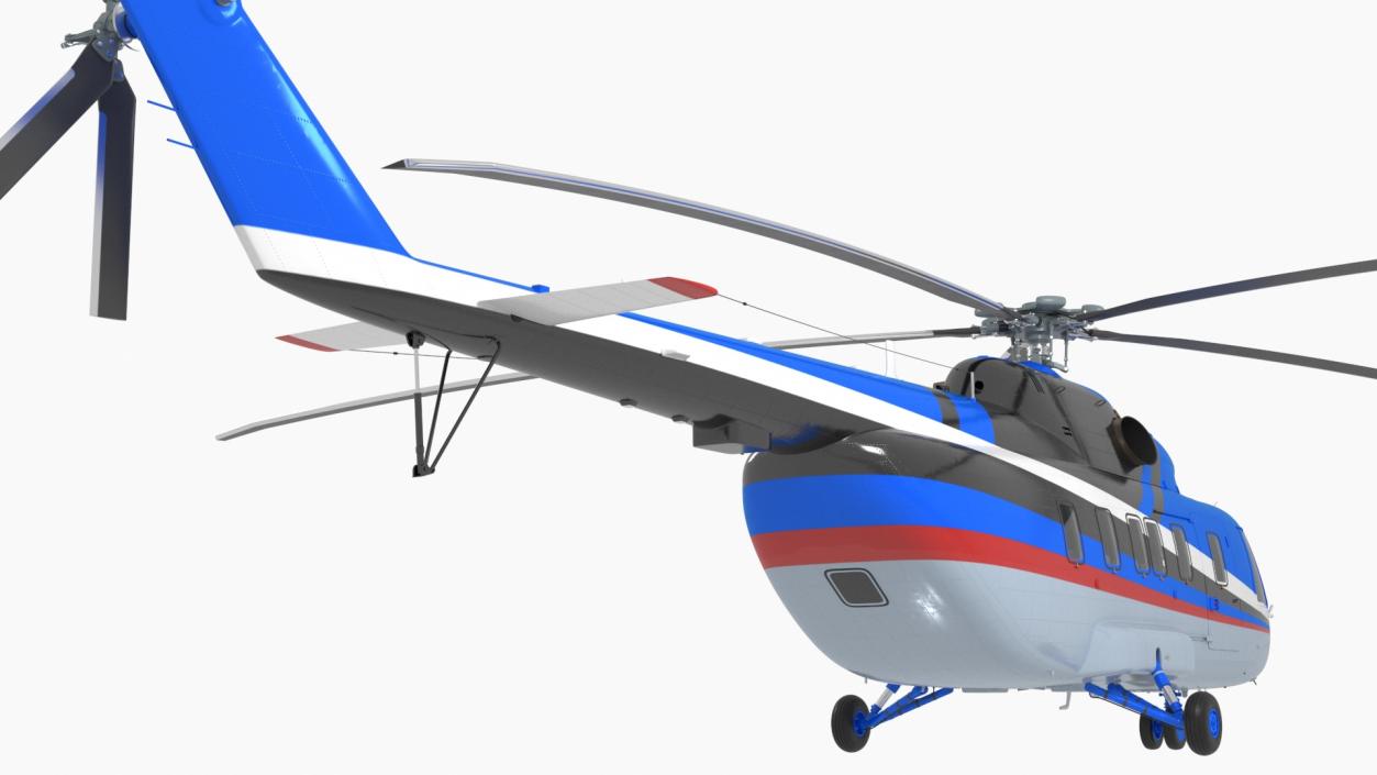 Interethnic Helicopter MI-171 A3 Blue 3D