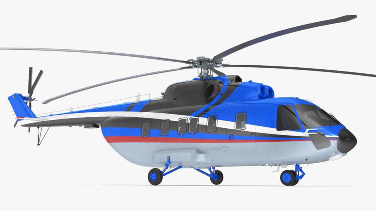 Interethnic Helicopter MI-171 A3 Blue 3D