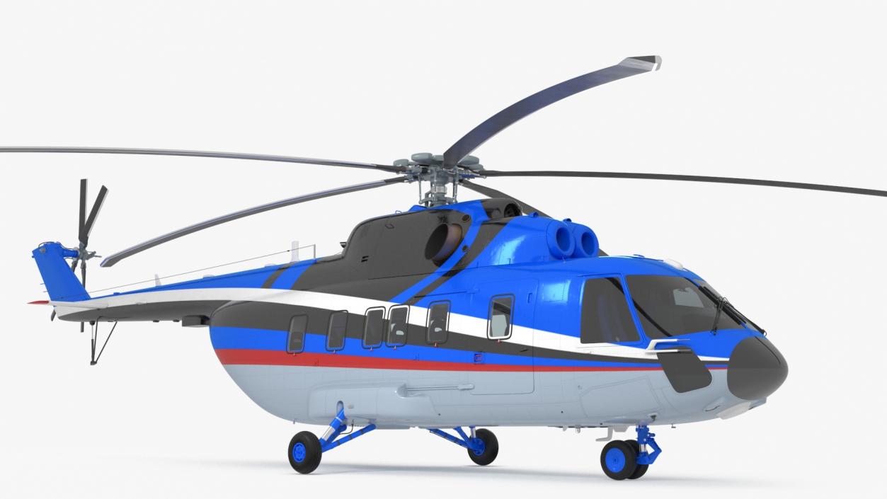 Interethnic Helicopter MI-171 A3 Blue 3D