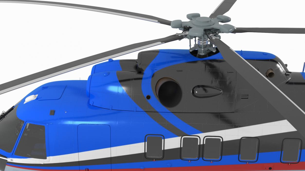 Interethnic Helicopter MI-171 A3 Blue 3D