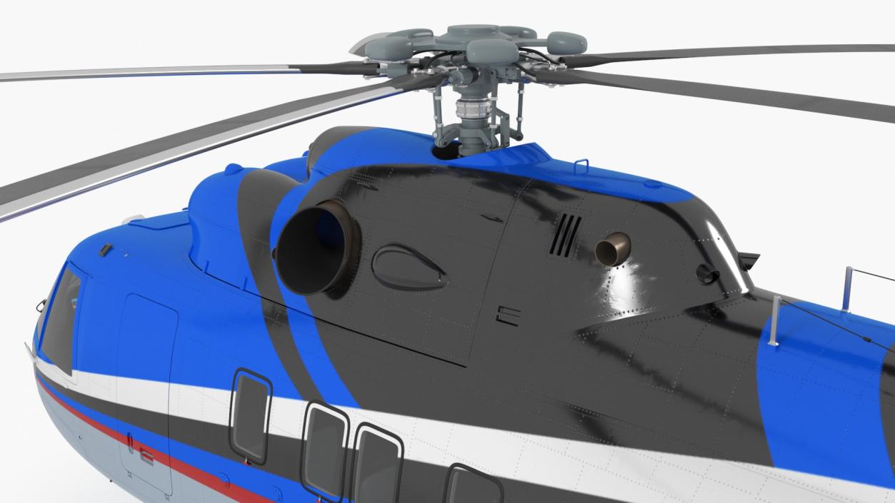 Interethnic Helicopter MI-171 A3 Blue 3D