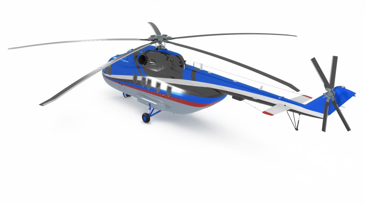 Interethnic Helicopter MI-171 A3 Blue 3D