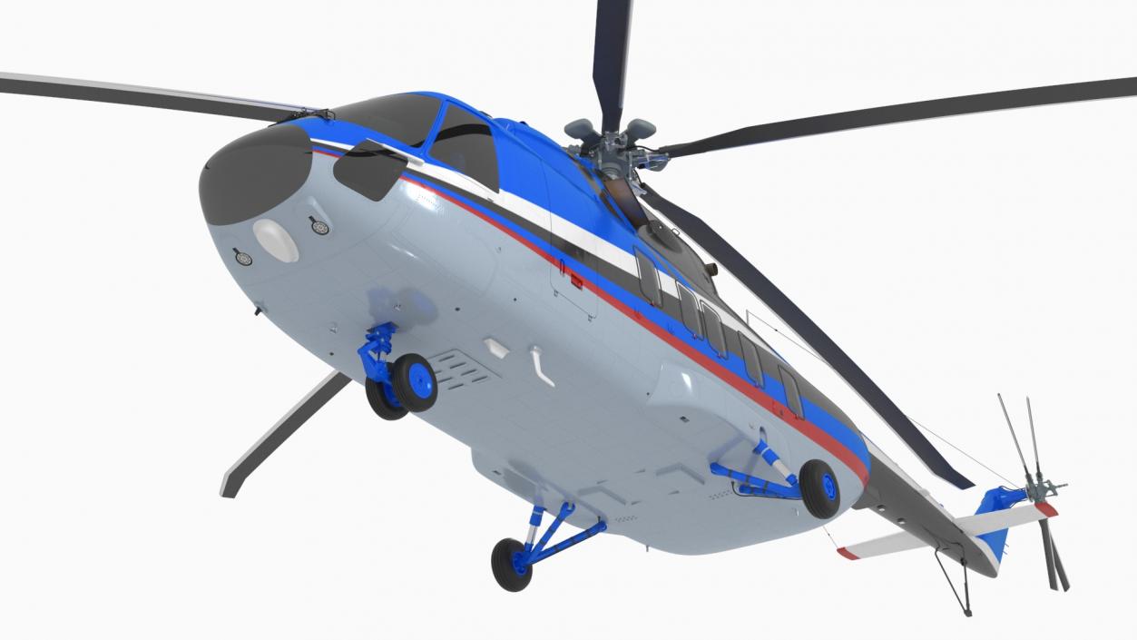 Interethnic Helicopter MI-171 A3 Blue 3D