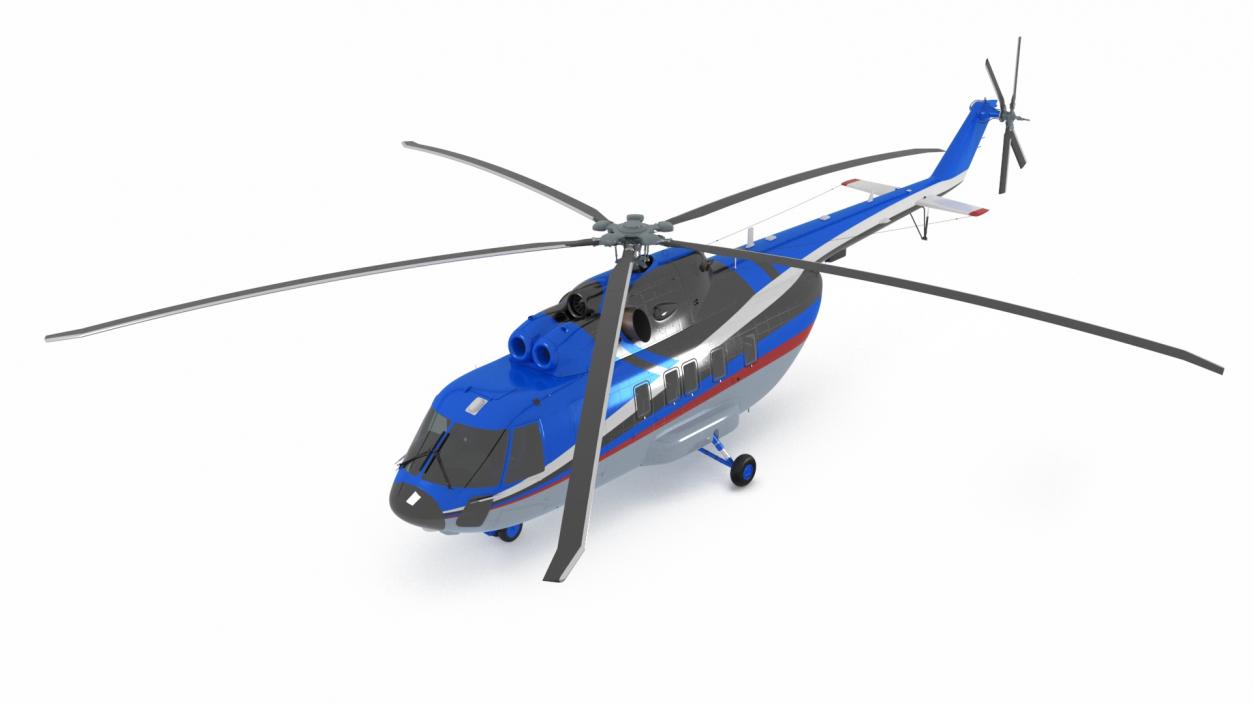 Interethnic Helicopter MI-171 A3 Blue 3D