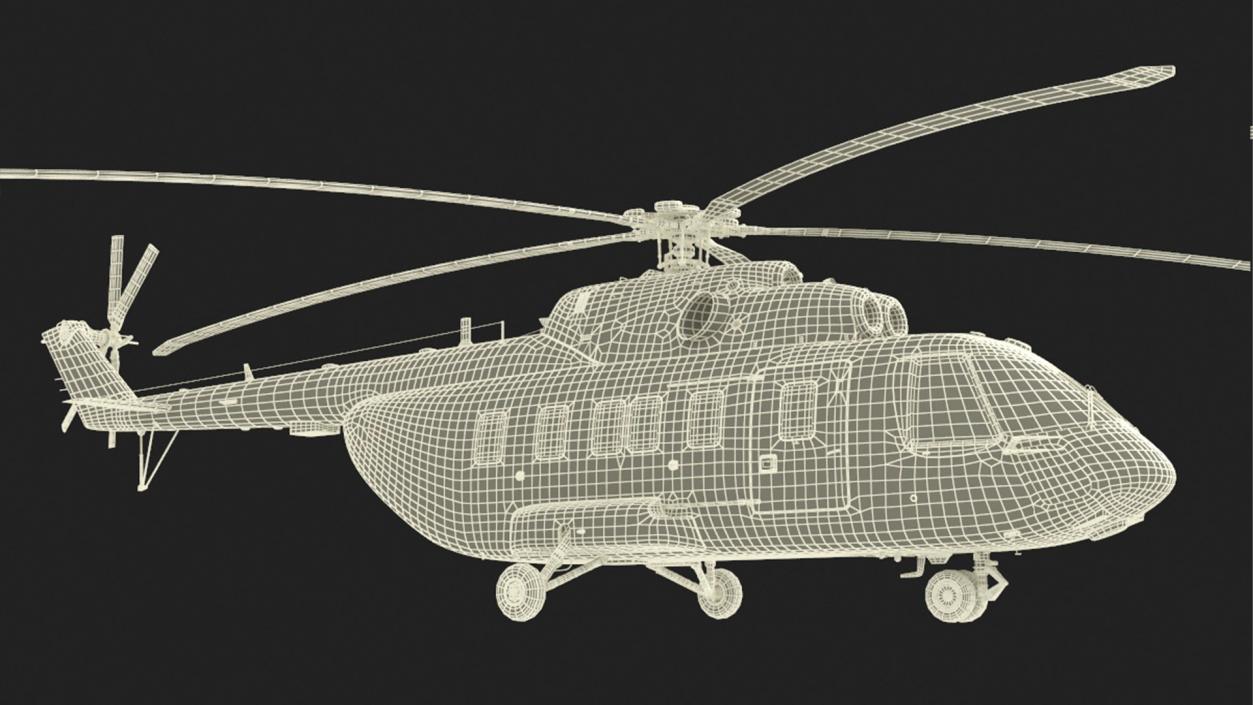 Interethnic Helicopter MI-171 A3 Blue 3D