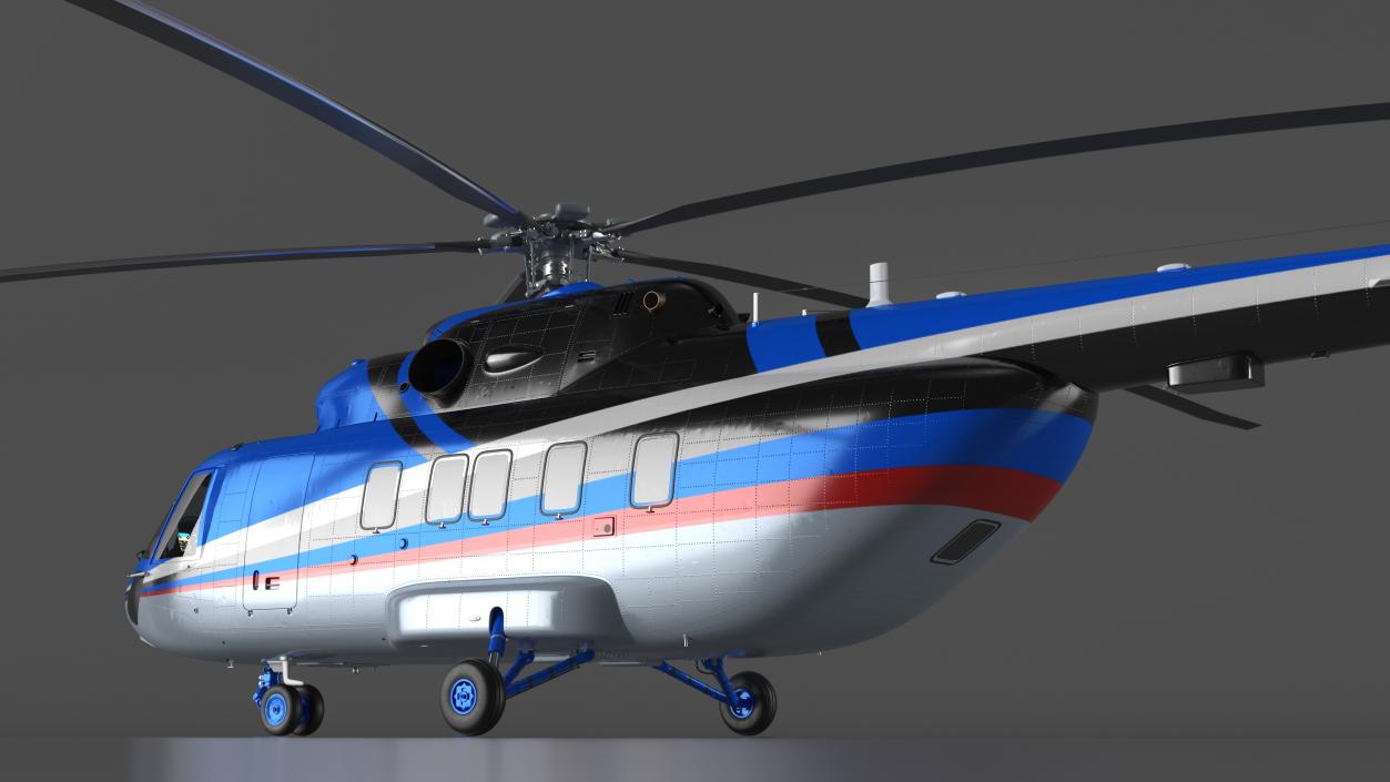 Interethnic Helicopter MI-171 A3 Blue 3D