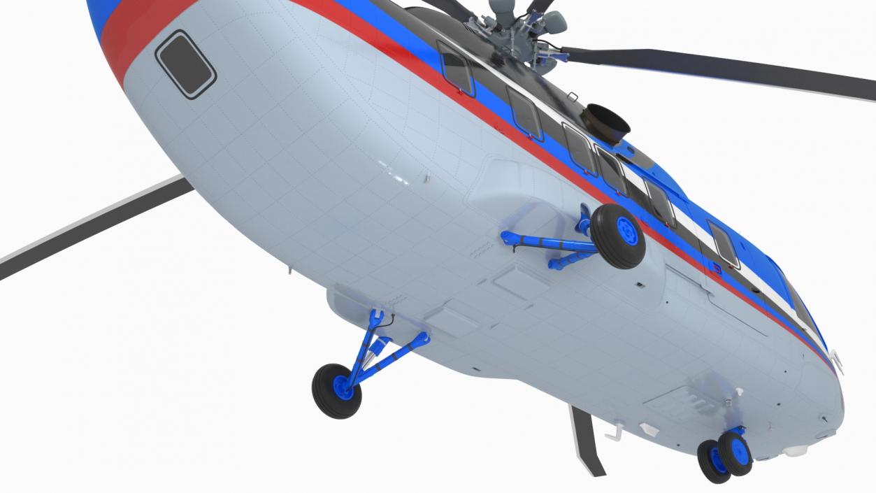 Interethnic Helicopter MI-171 A3 Blue 3D