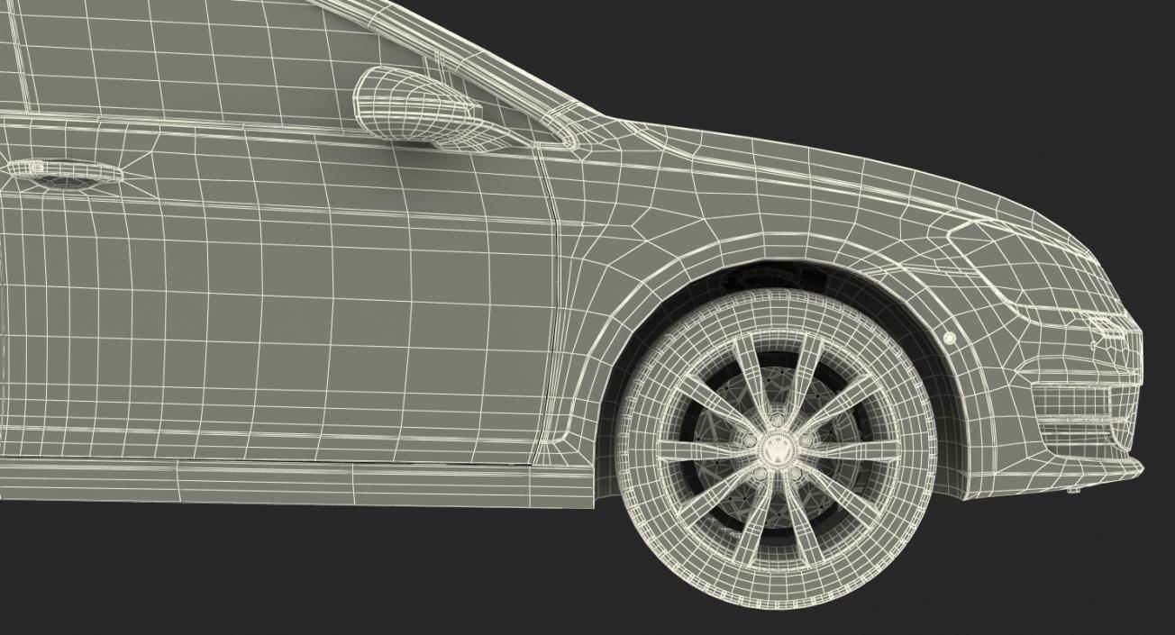 Volkswagen Golf 2017 Rigged 3D