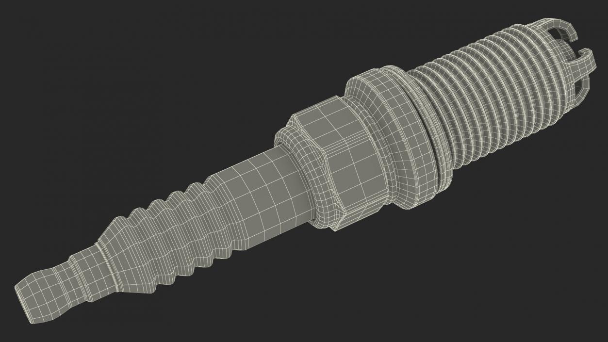 Spark Plug 4 Electrode 3D