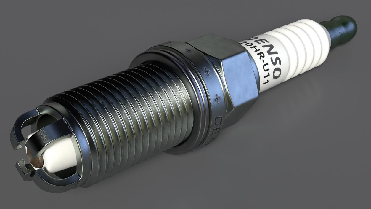 Spark Plug 4 Electrode 3D