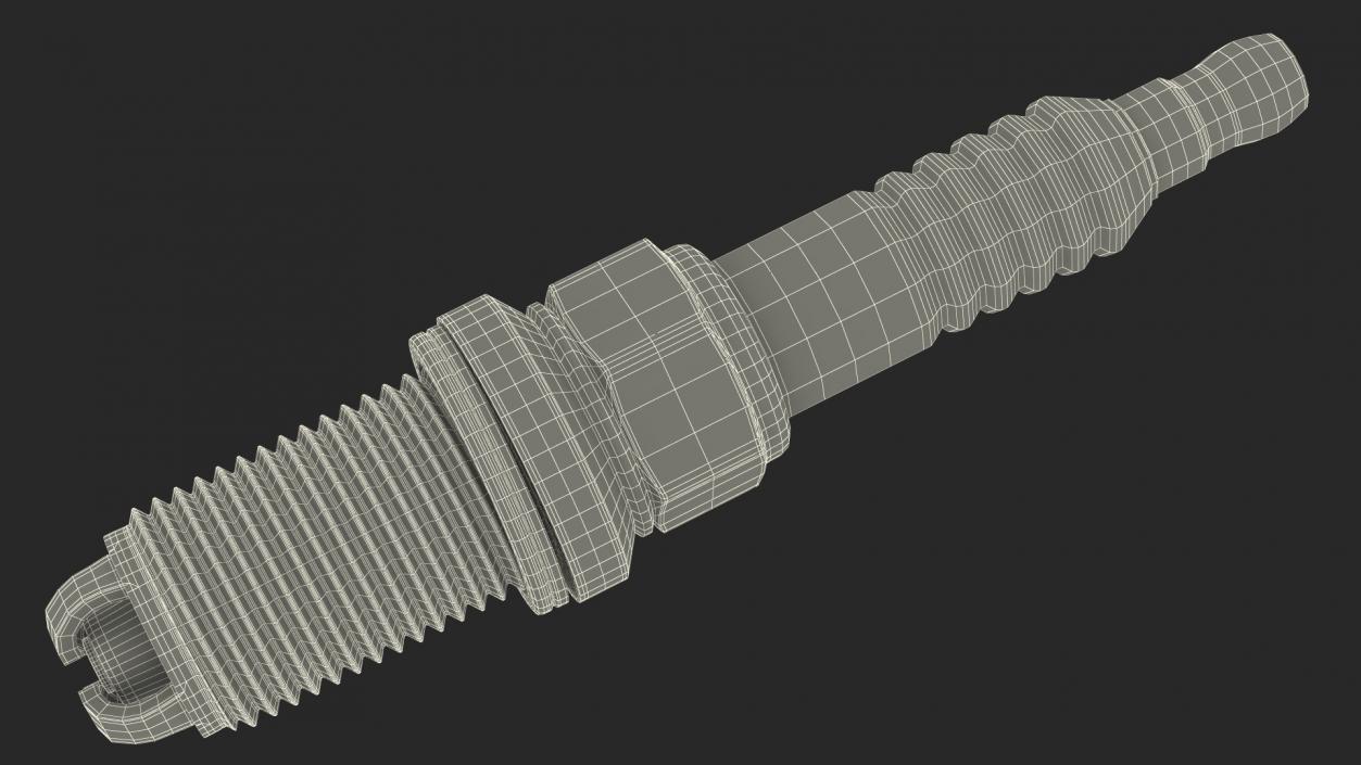 Spark Plug 4 Electrode 3D