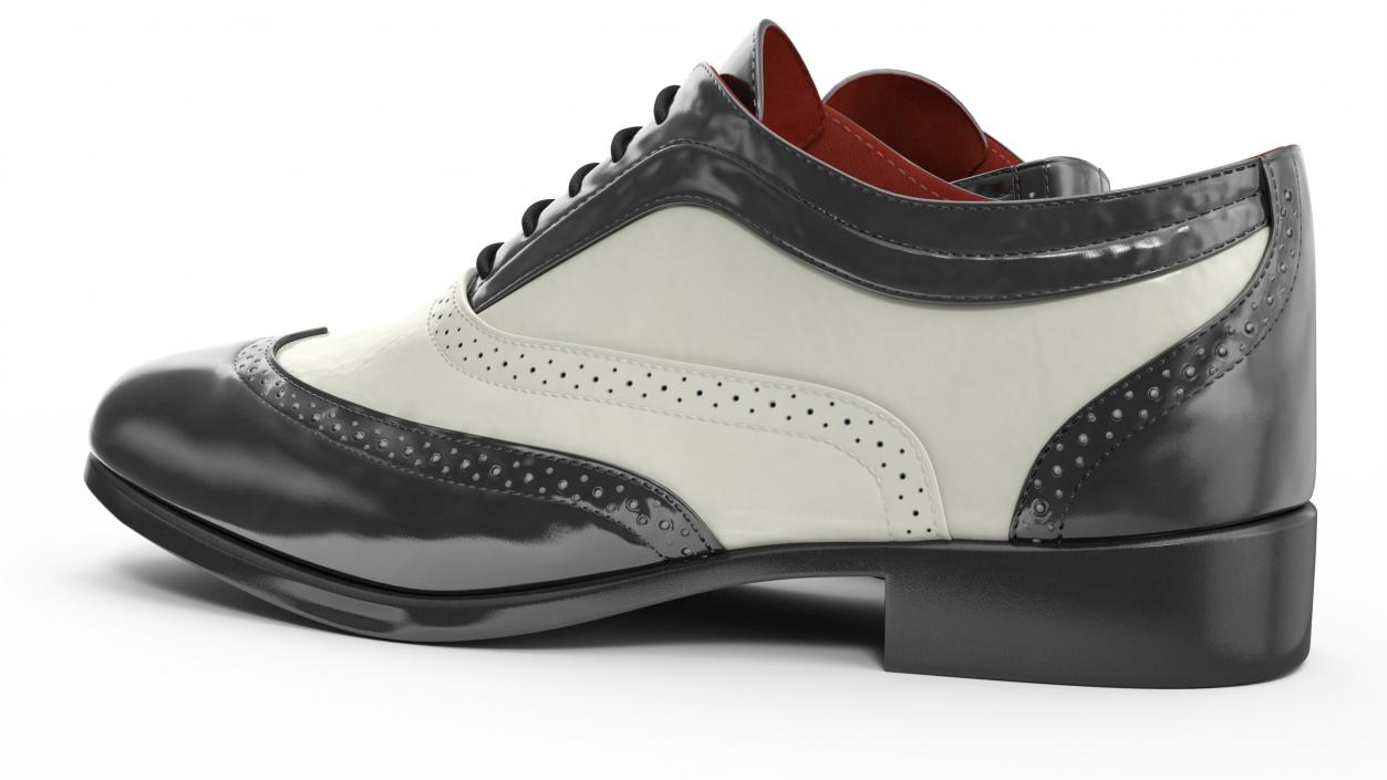 3D Classic Mens Wingtip Shoes