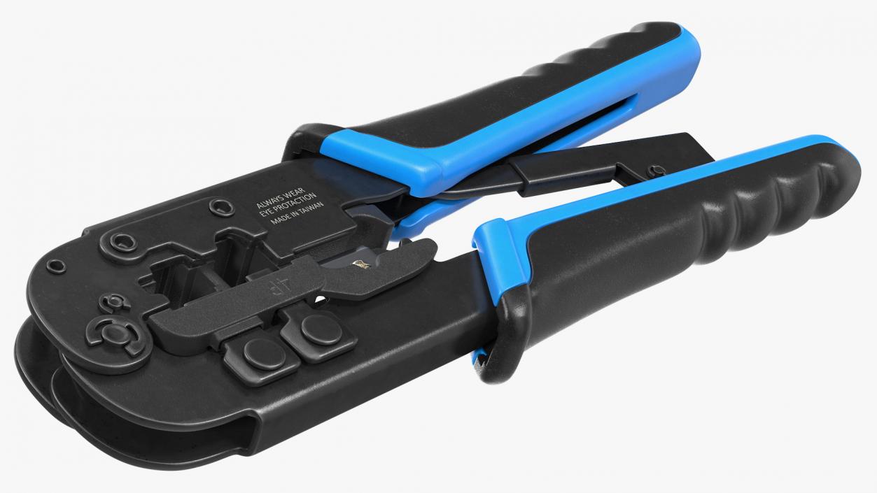 Multifunctional Network RJ45 Crimping Pliers 3D model