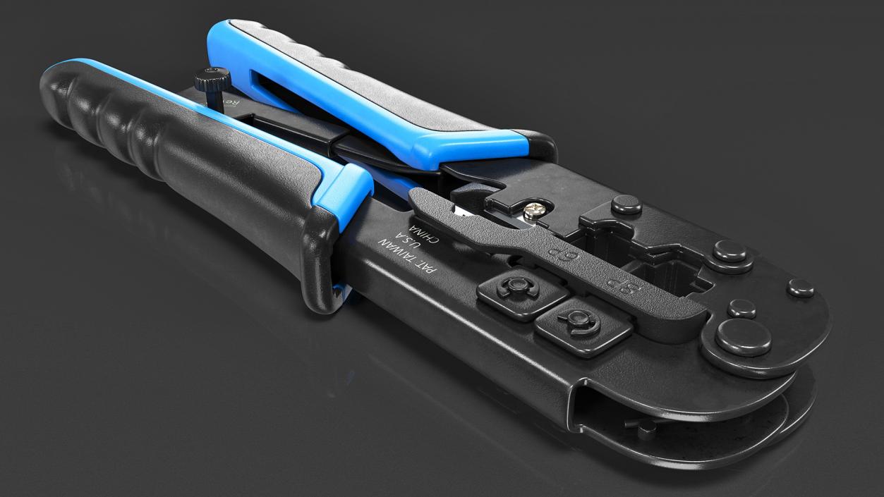 Multifunctional Network RJ45 Crimping Pliers 3D model