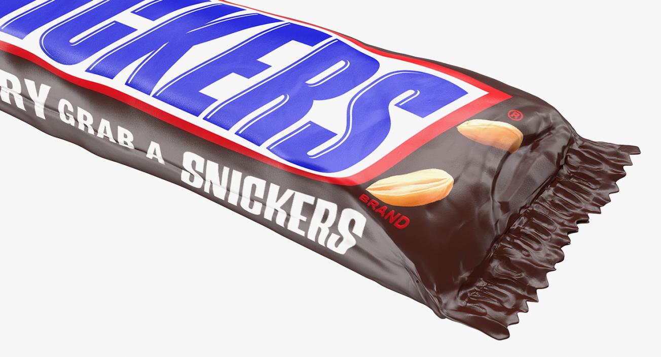 Snickers Chocolate Bar 3D