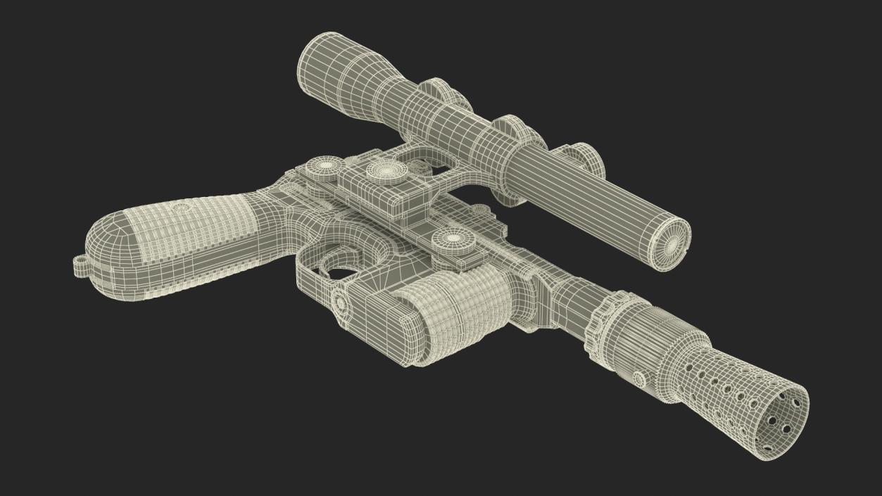 3D Han Solo Blaster