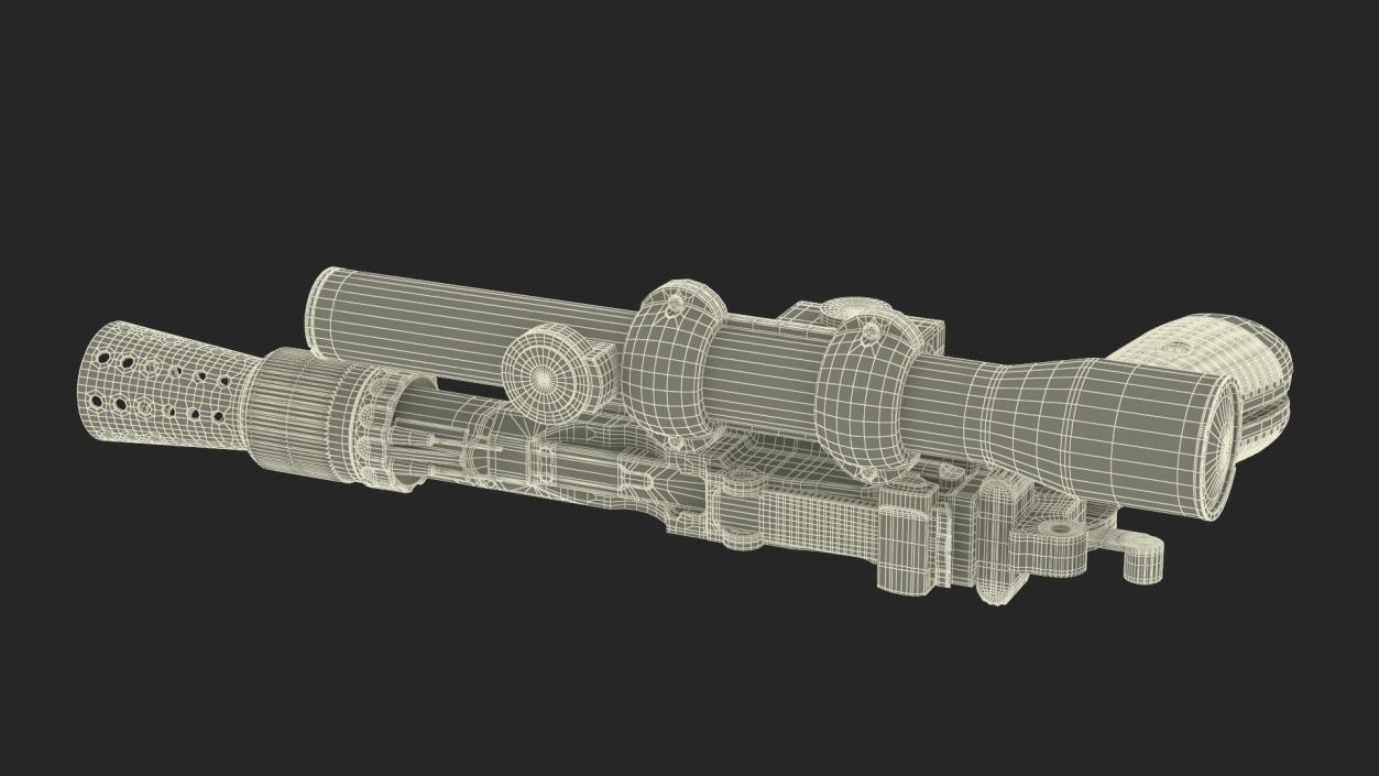 3D Han Solo Blaster