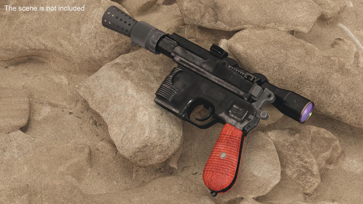 3D Han Solo Blaster