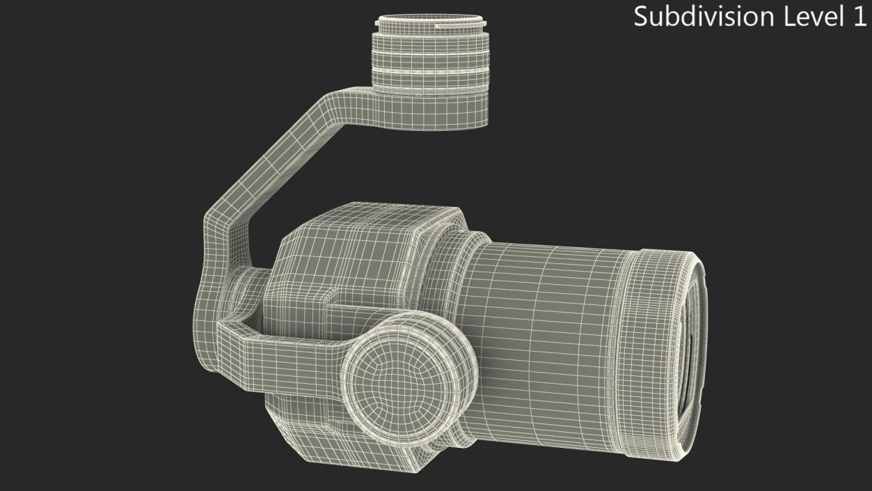 DJI Zenmuse X7 Camera and 3-Axis Gimbal 3D model