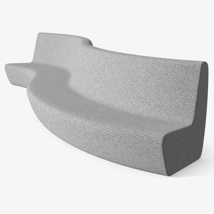 3D model Wave Bench