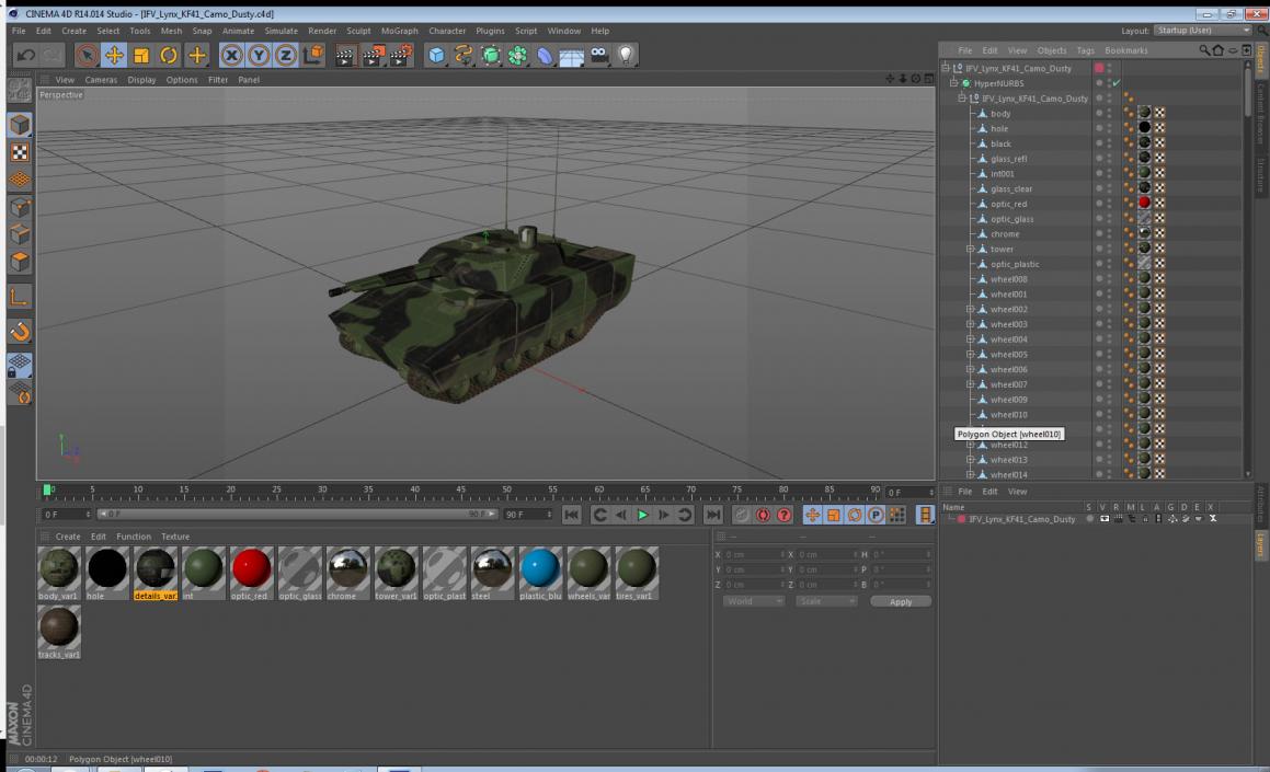 IFV Lynx KF41 Camo Dusty 3D model