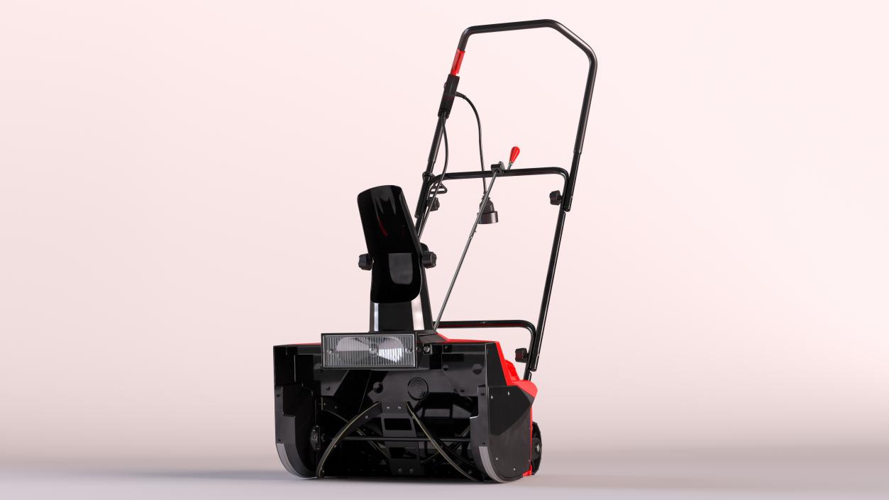 Corded Electric Snow Blower 3D