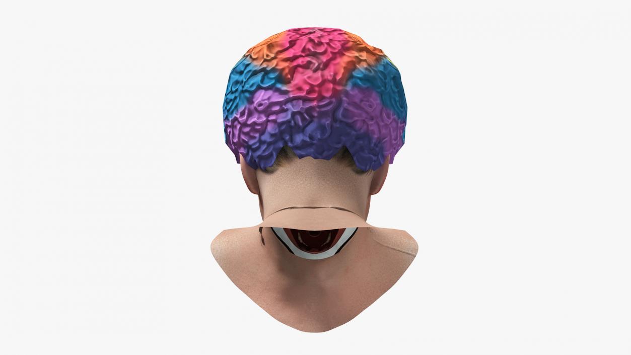 3D model Mens Clown Head