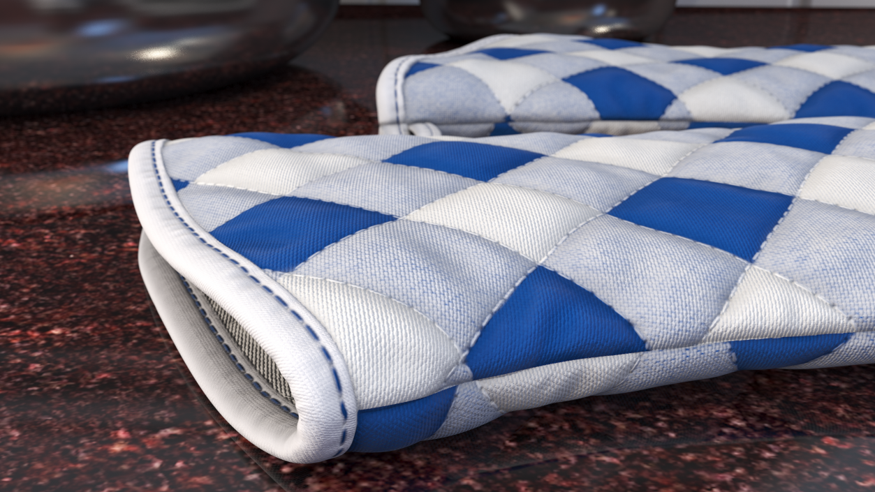 3D model Flame Oven Mitt