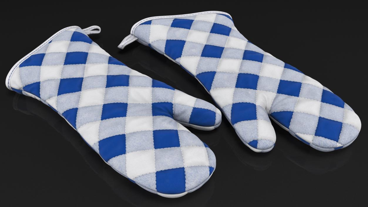 3D model Flame Oven Mitt