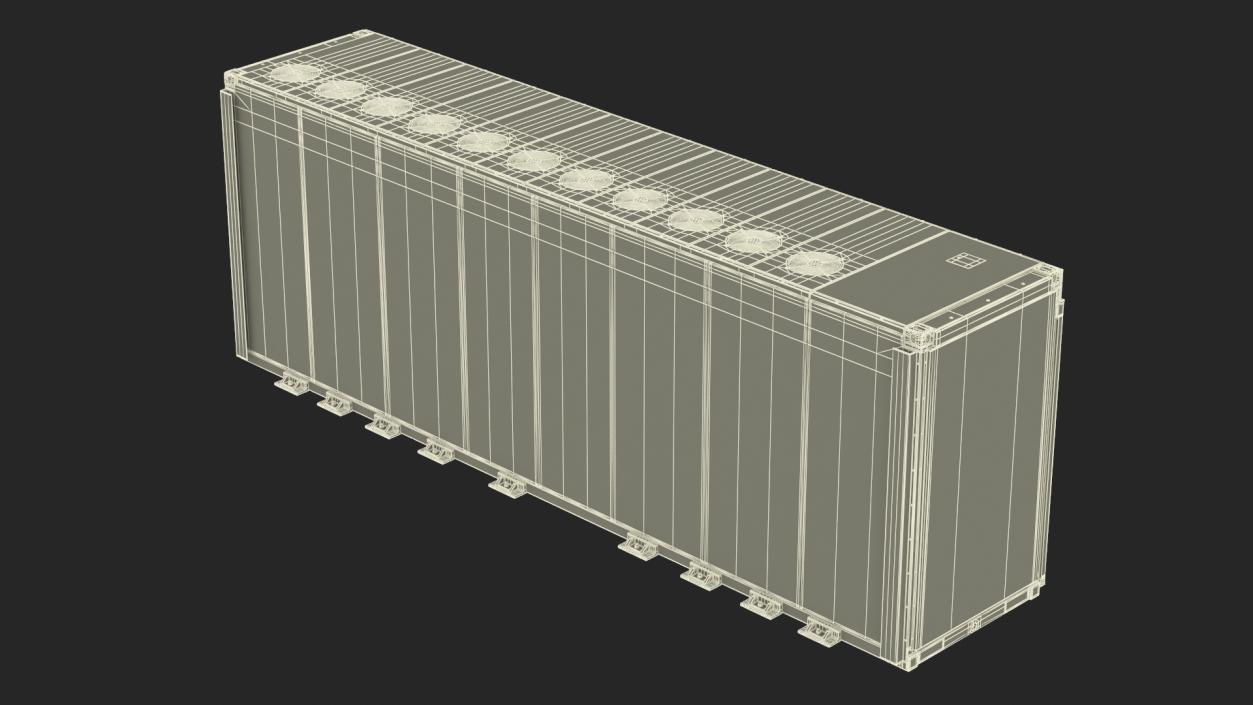 Energy Storage Tesla Megapack 3D model